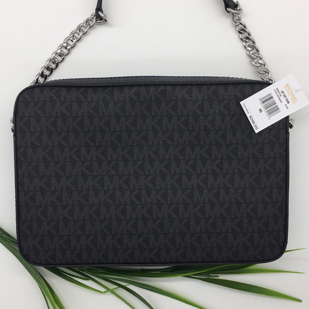 MICHAEL KORS LG EW CROSSBODY Bag Black - Picture 7 of 8